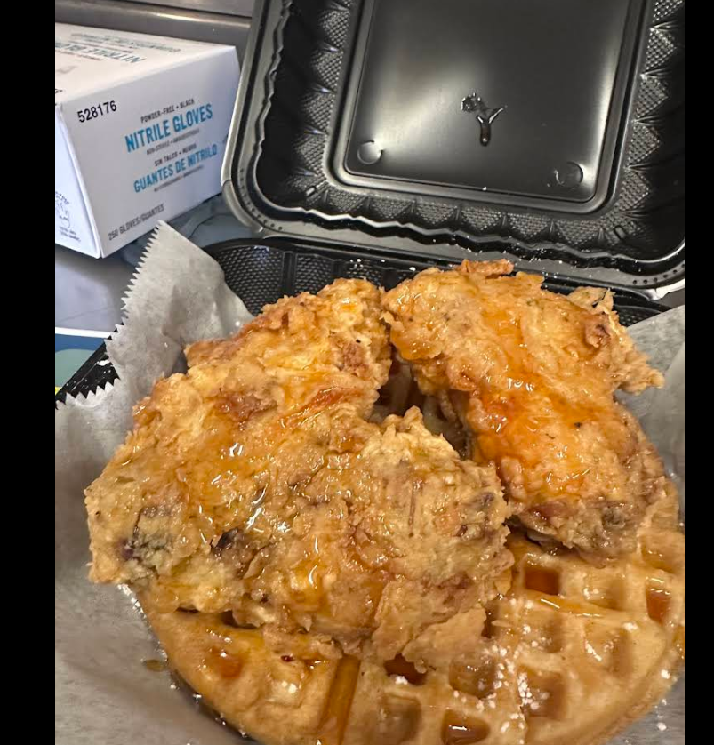 Chicken & waffle to-go
